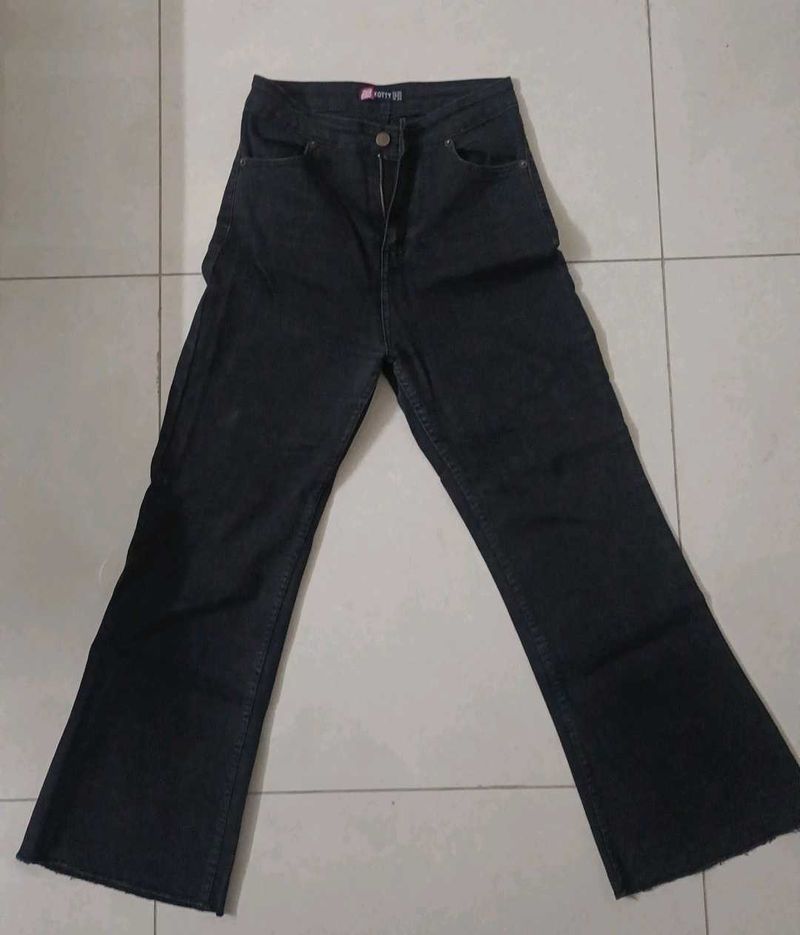 Retro Flare Jeans - Dark Wash