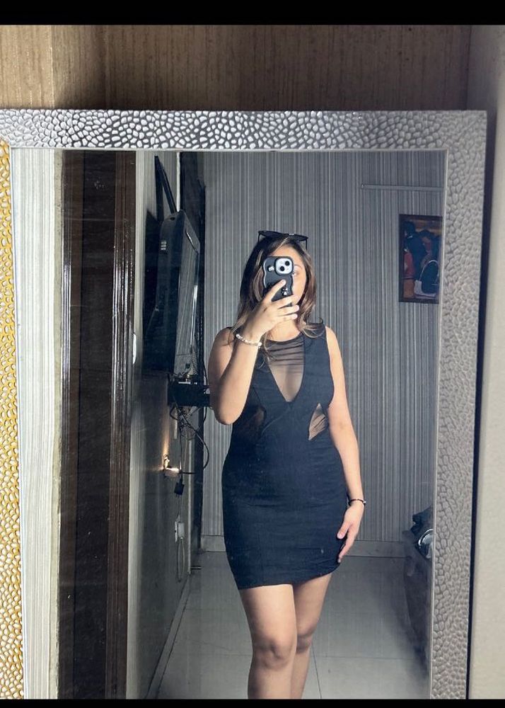 Black Bodycon Mini Dress