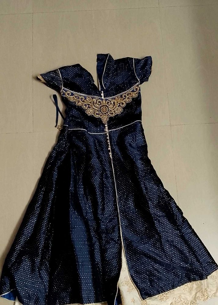 Elegant Navy Blue Kurta