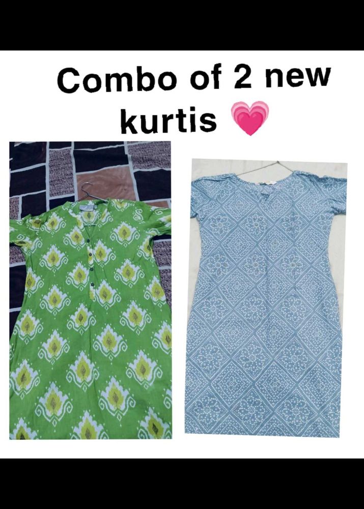 COMBO OF 2 NEW PRINTED KURTIS
