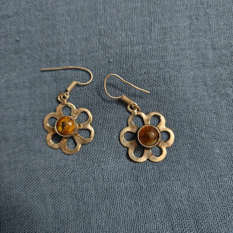 Tiger Stone Earrings
