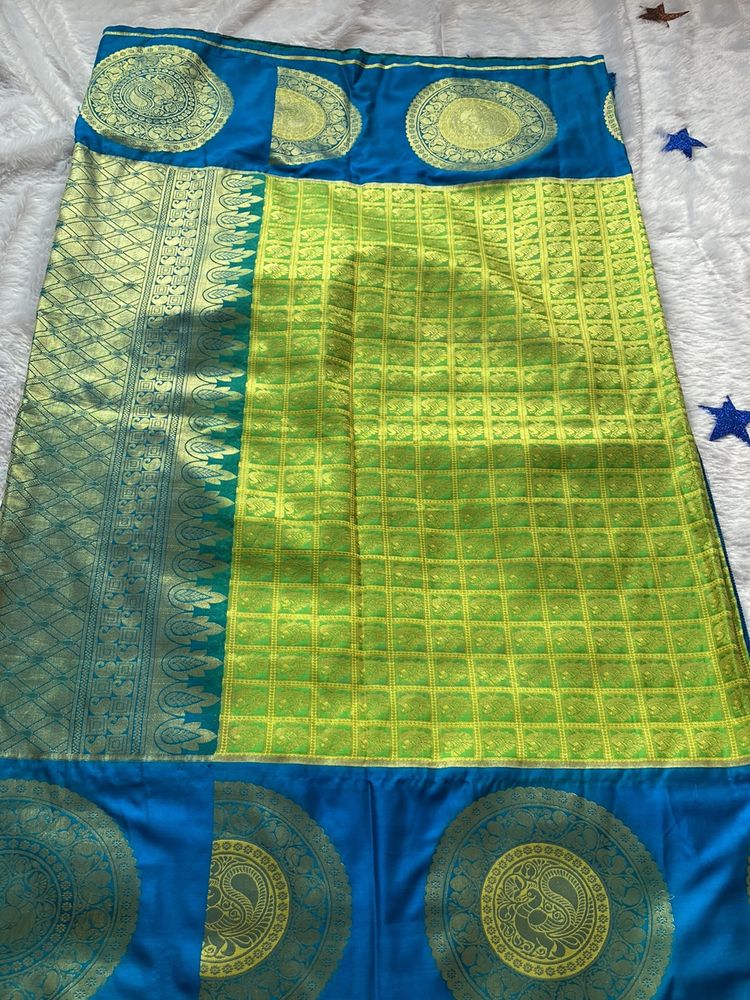 All Over Butta Pure Silk Saree With Blouse