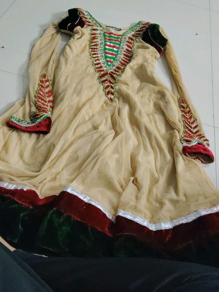 Party Wear Dress With Leggings Dupta