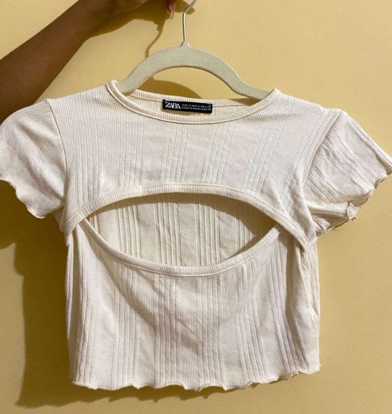Zara top🤎