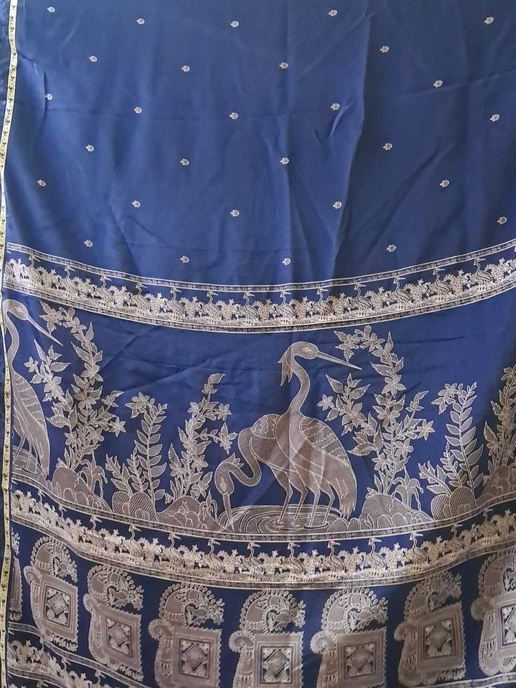 Navy Blue Party wear Saree
