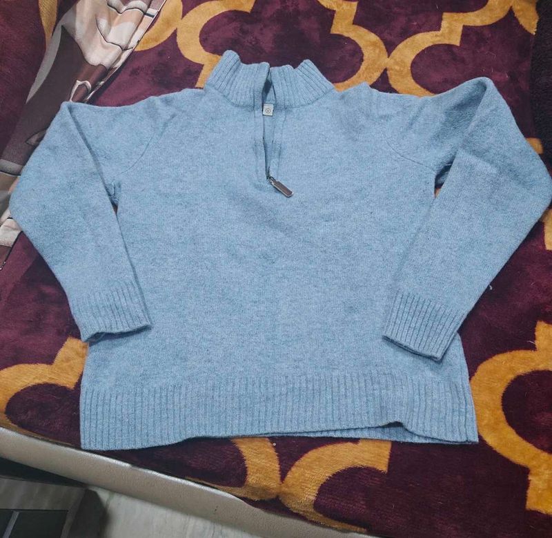 Blue Pullover Sweater