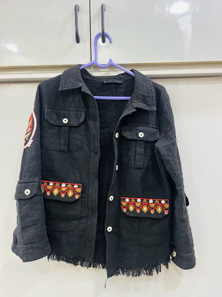 Woollen jacket style shirt 💣