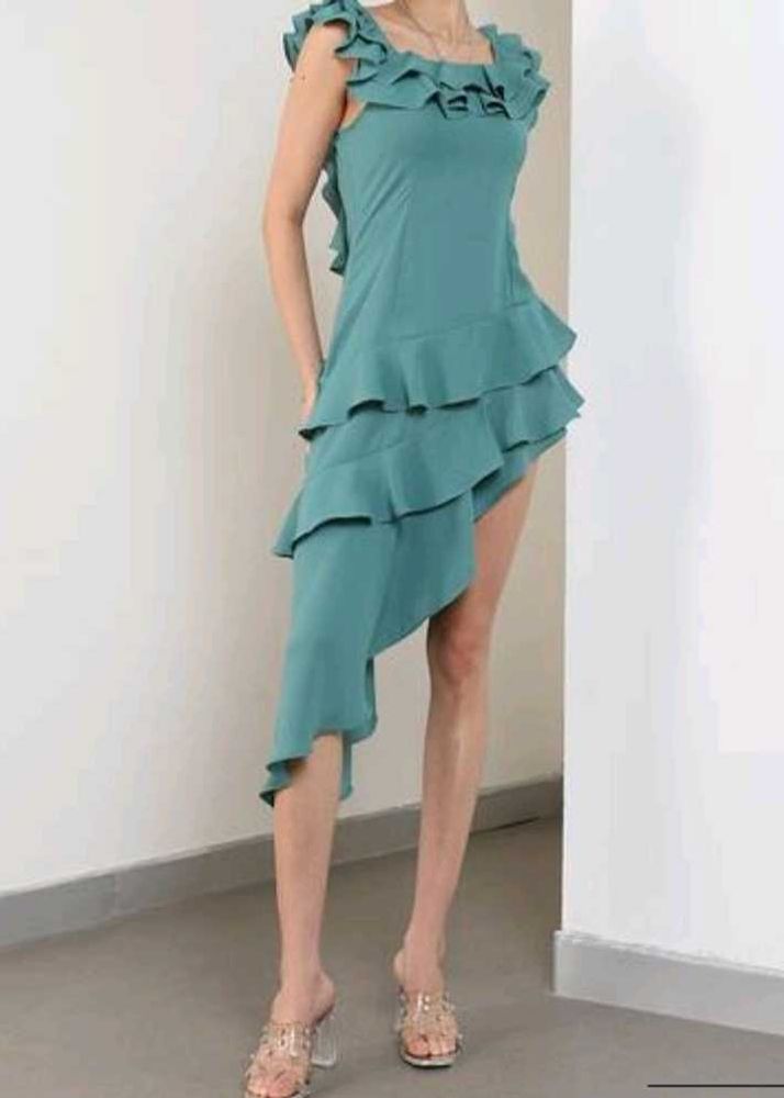 Ruffled Off Shoulder Upndown