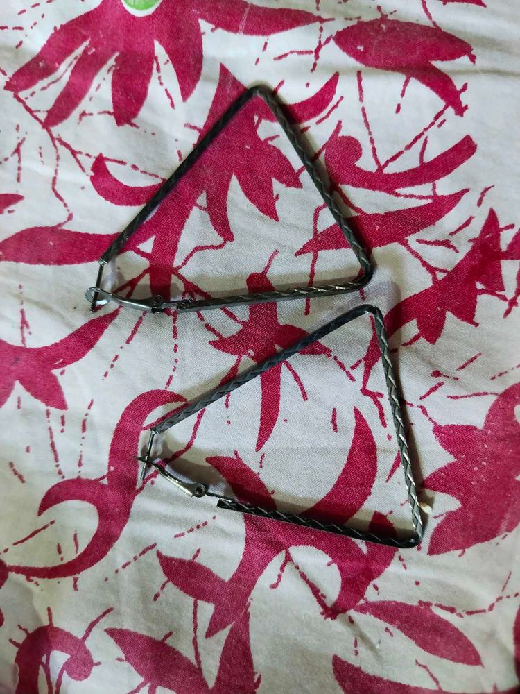 Triangle Shape Hoops