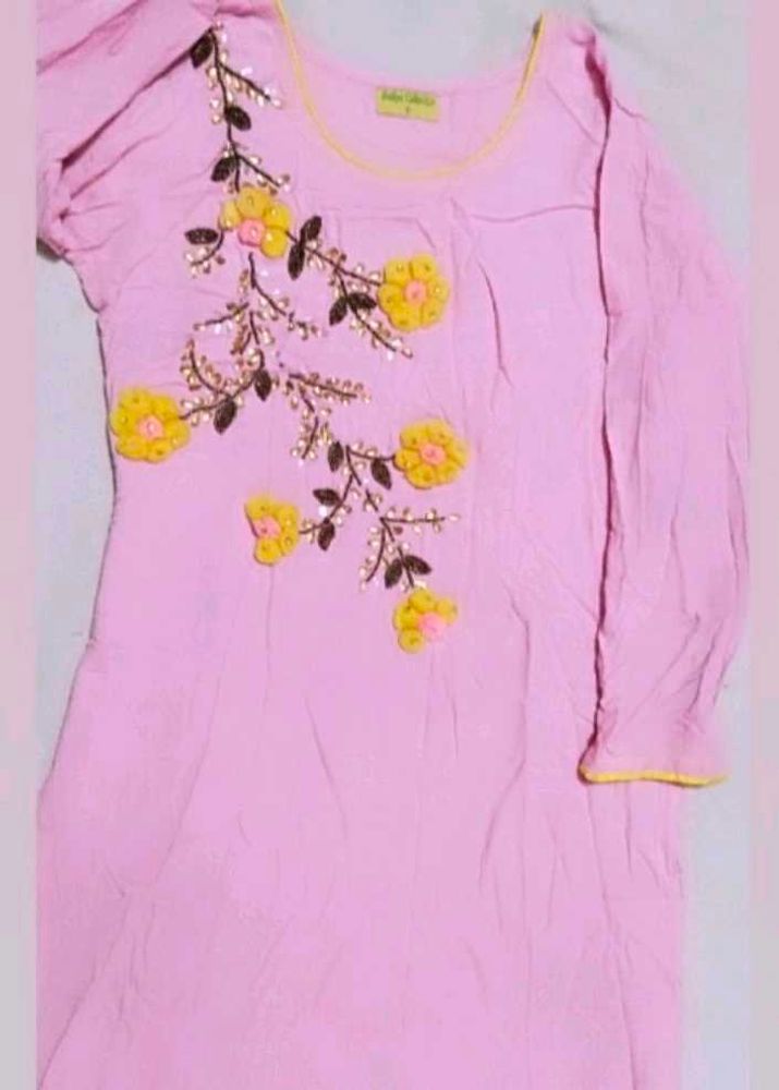 Pink Kurta