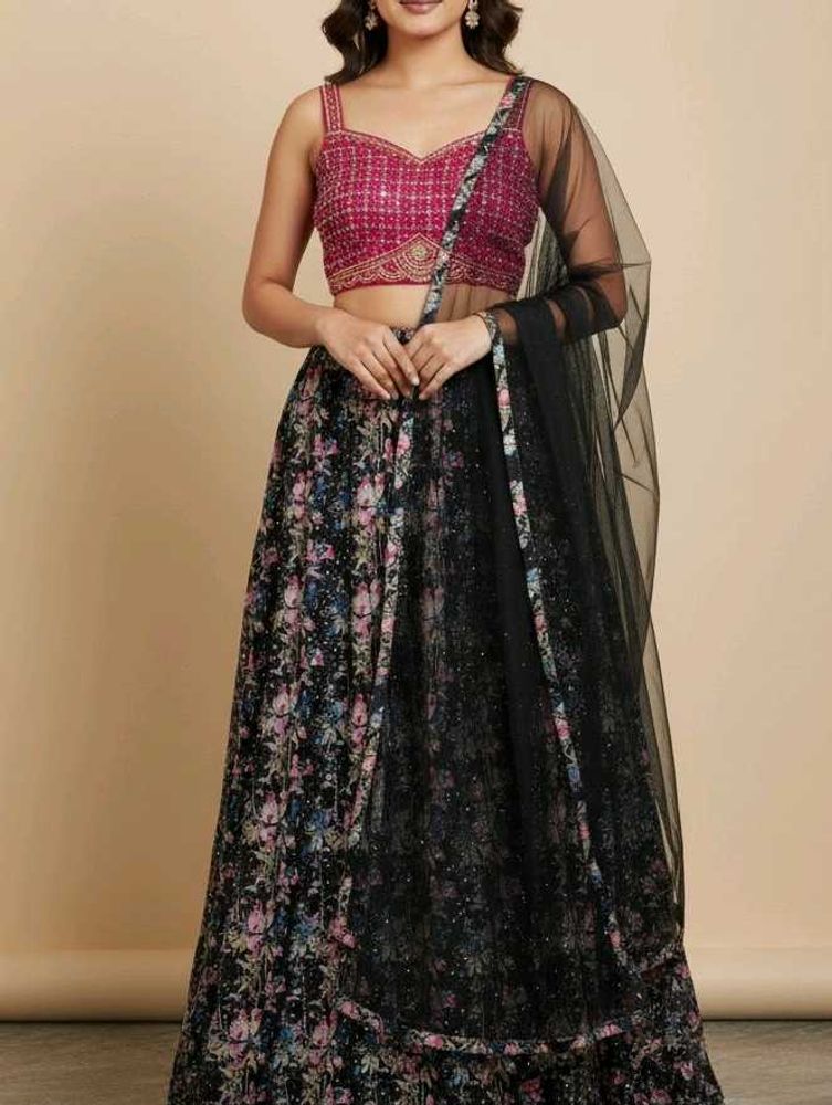 Last price for Lehenga Contrast 😍🔥❤️ fashionable