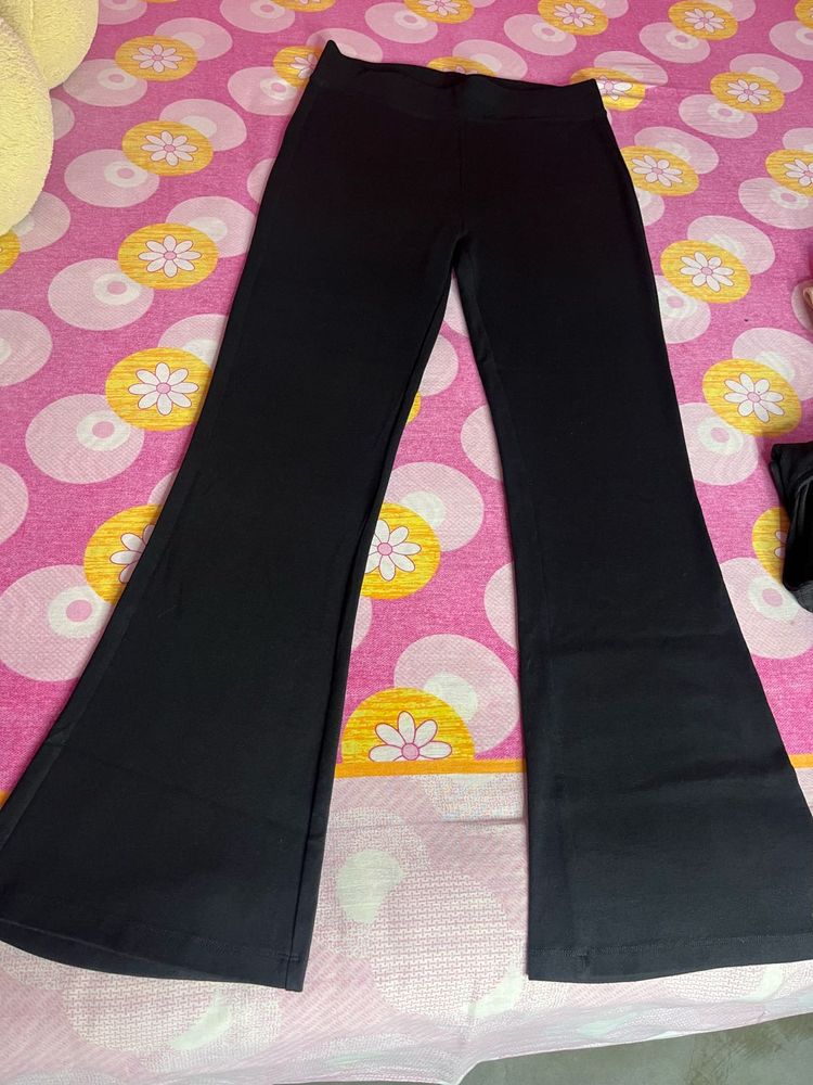 Black Flared Pants