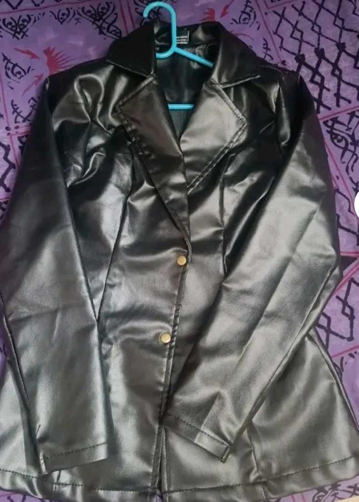 leather trench coat