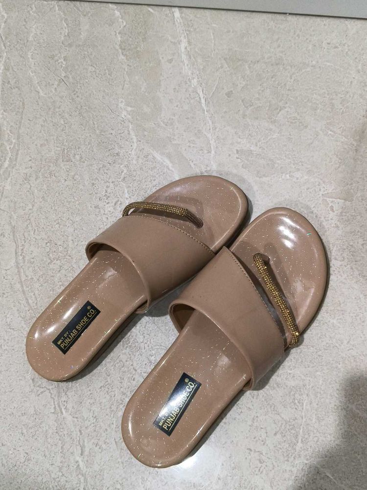 Stylish Beige Flats