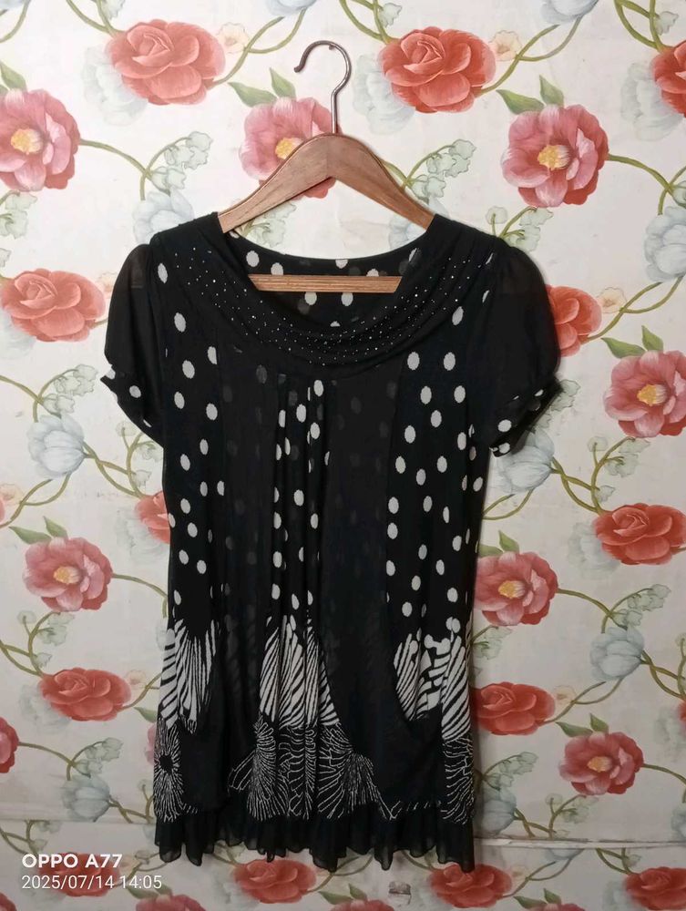 Combo Of 2 Top Polka Dot Blouse