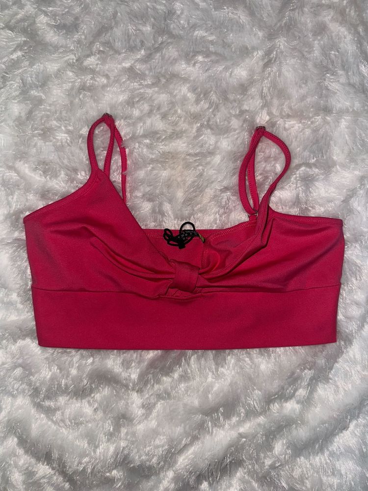Hot Pink Crop Top
