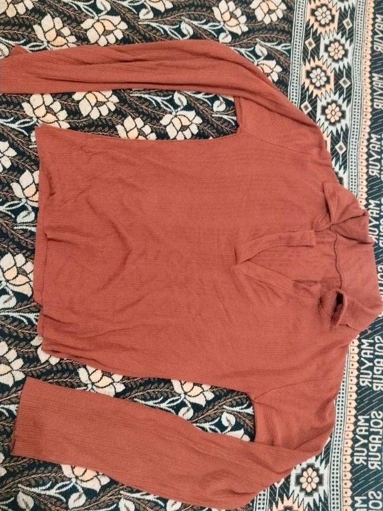 Terracotta Long Sleeve Top