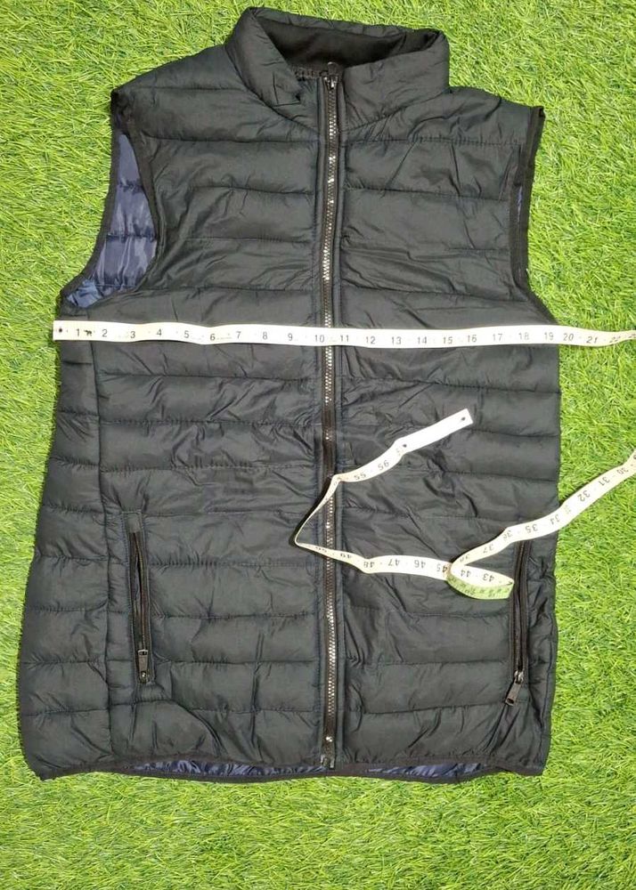 Sleeveless Black Jacket