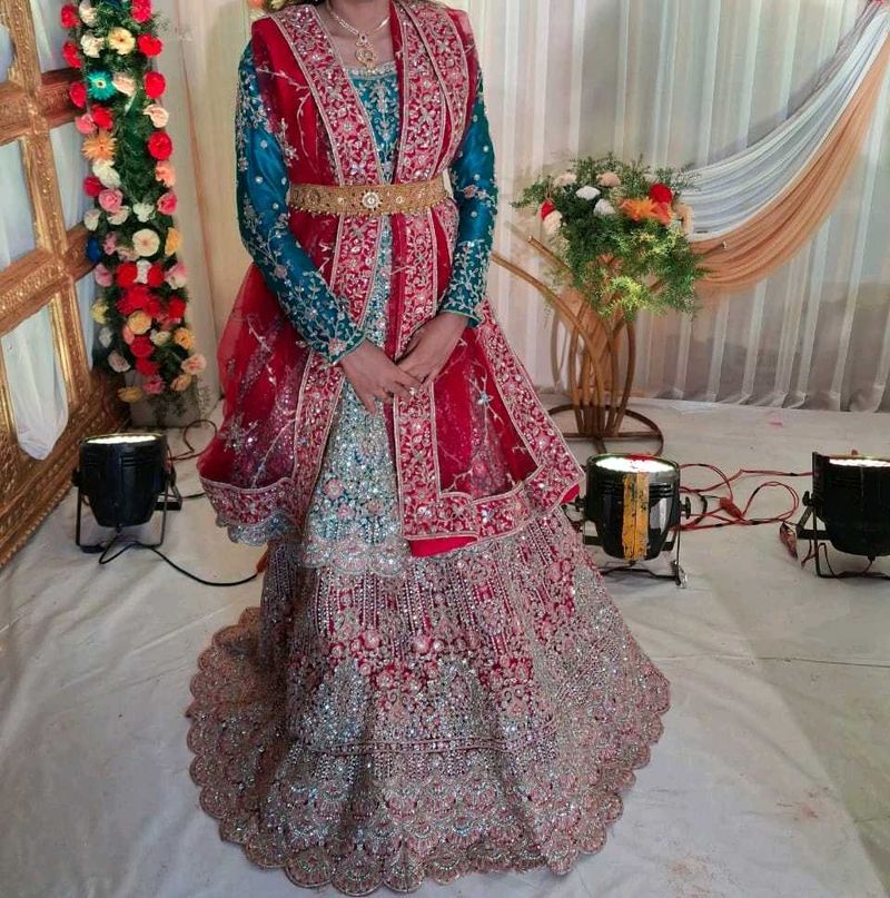 Ramzan Special Heavy Bridal Peplum Dress