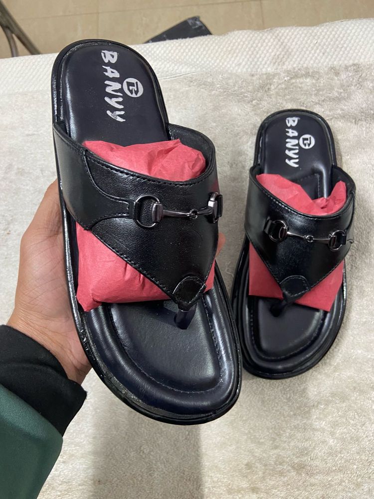Pure Leather Slipper All Size Available