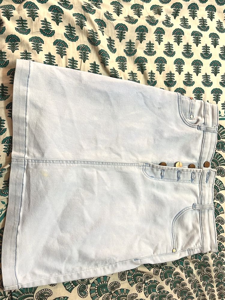 Off White Mini Skirt
