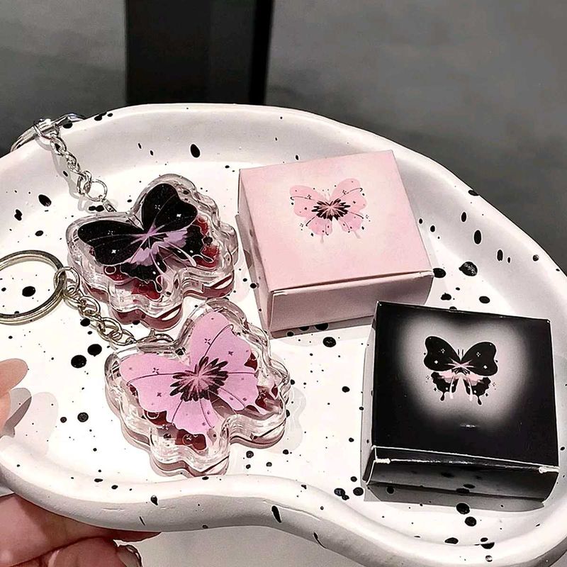 Cappuvini Butterfly Keychain Lip Gloss
