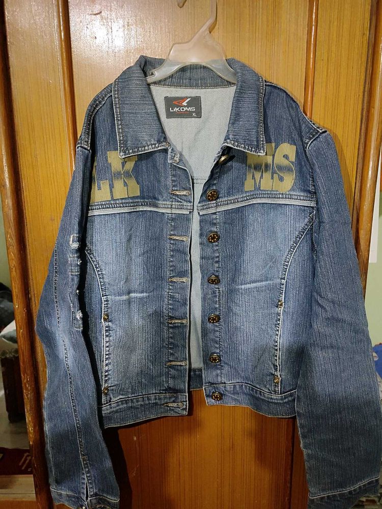 Trendy Blue Denim Jacket