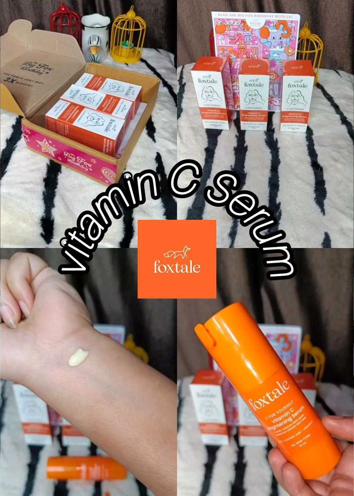 3 Bottle Foxtale Vitamin C Serum