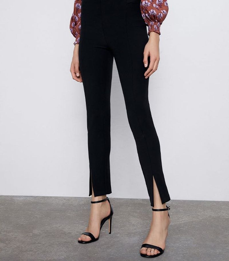 ZARA Split Hem Front Leggings – Size XS