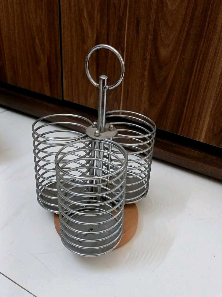 Rotating Spoon Fork Stand for Cutlery