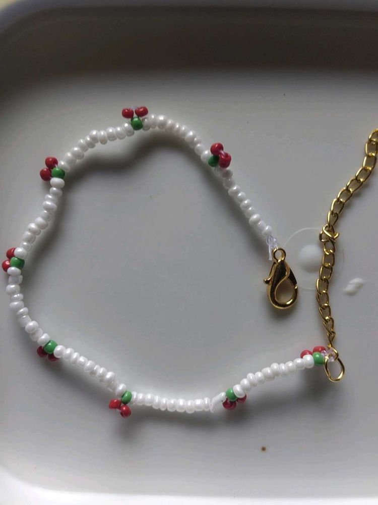 Beaded Cherry Bracelets Combo