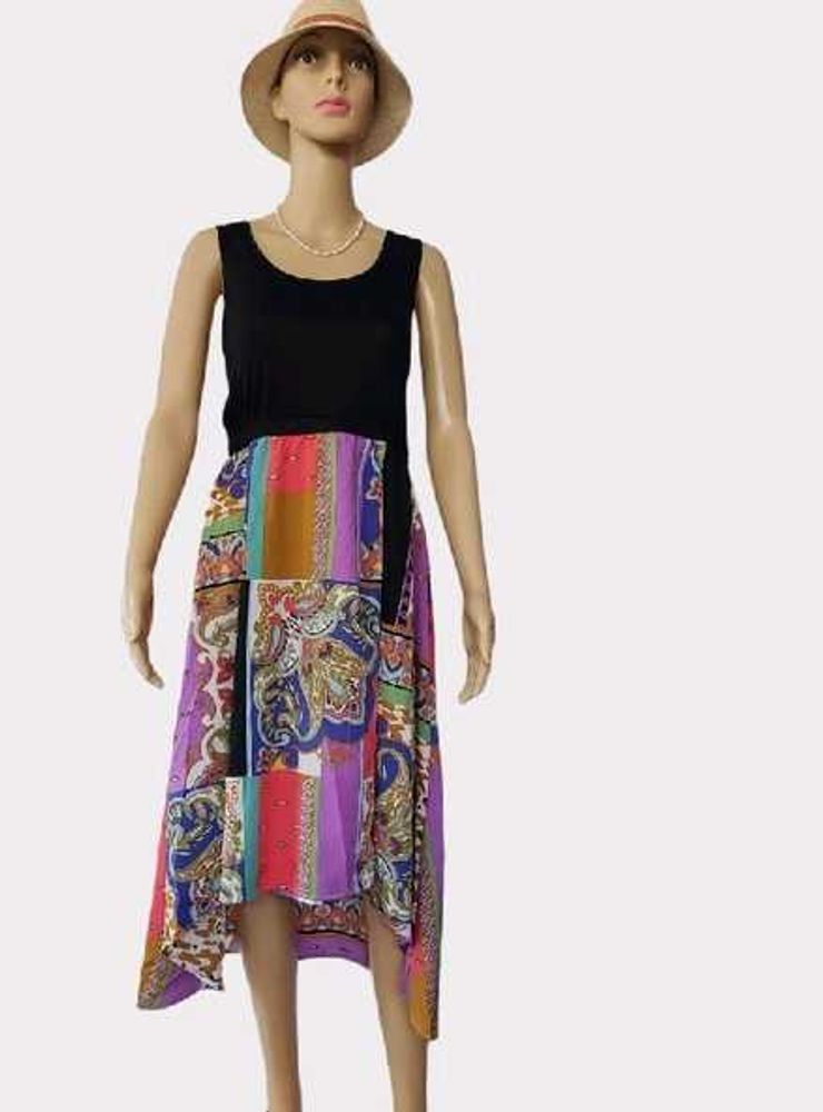 Colorful Patchwork Dress