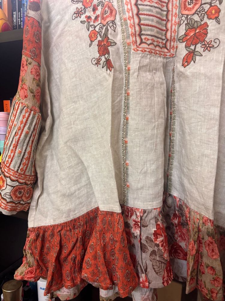 Floral Embroidered Top