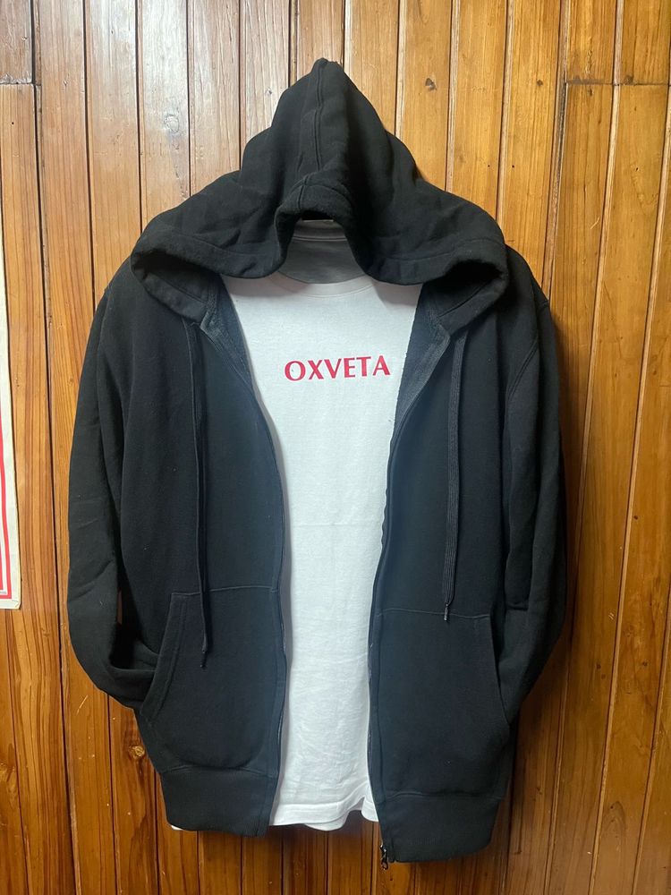 Against Zip Up Hoodie