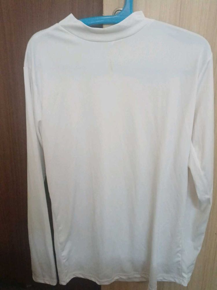 White Long Sleeve Top