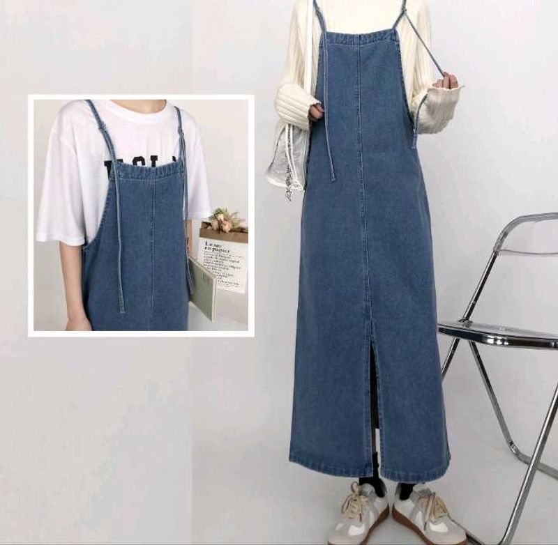 DENIM PINAFORE