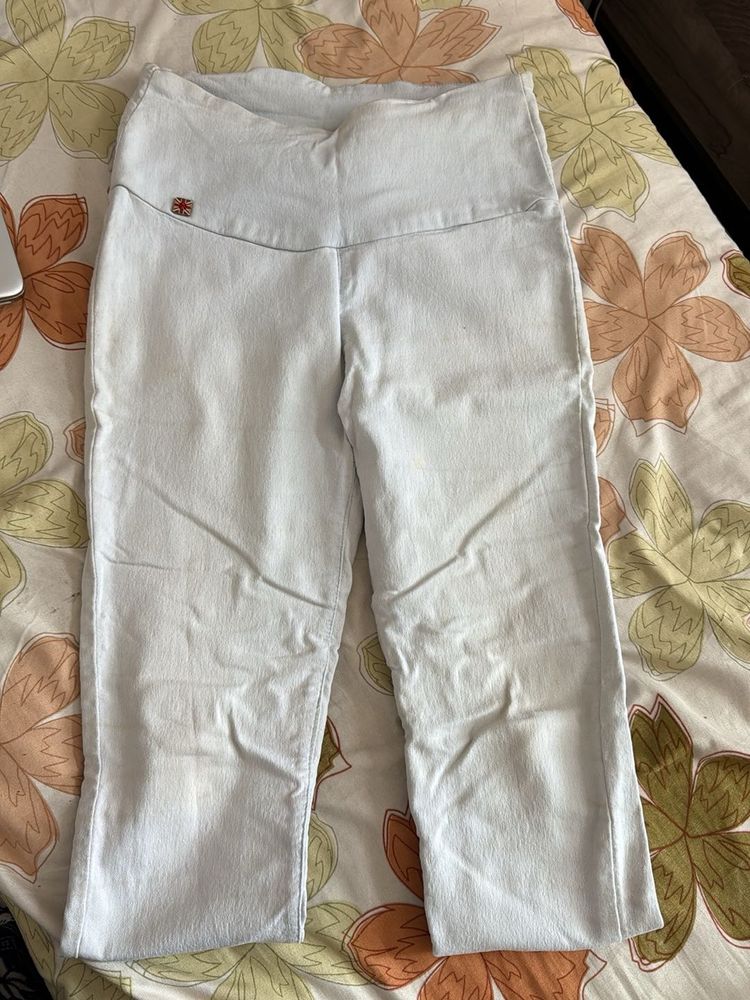 Light Blue Capri Pants