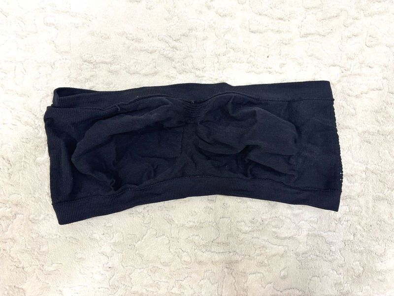 Black Bandeau Bra