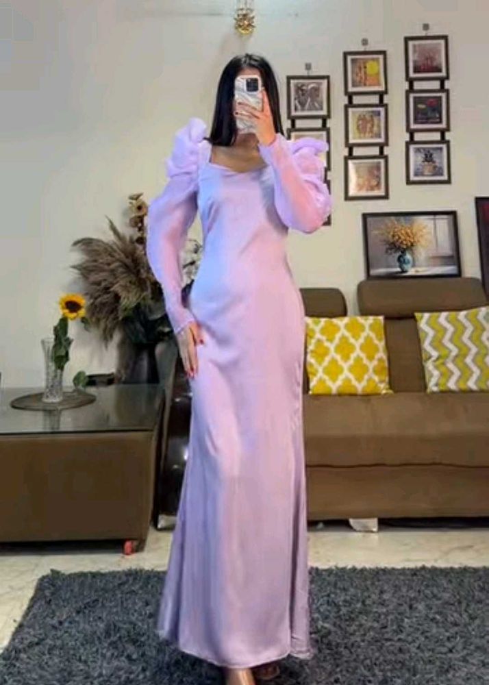 Lavender Classy Dress