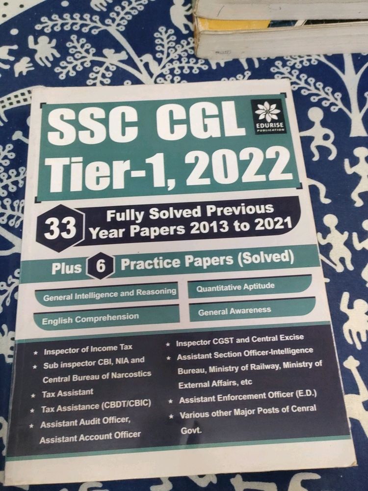 Ssc Cgl Tier-1 Pyqs Book