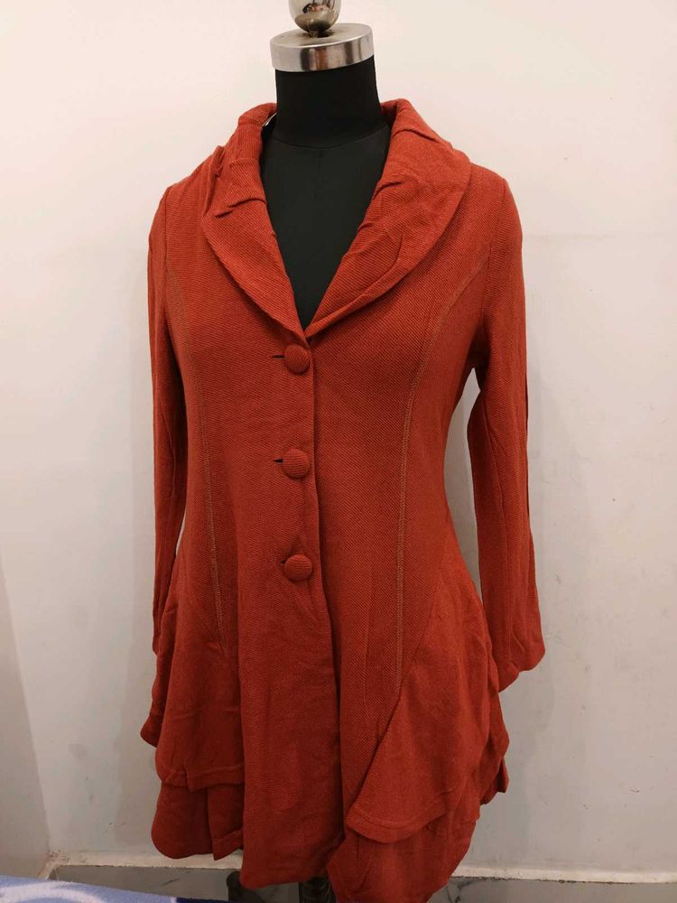 Semi Winter Long Dress Blazer..