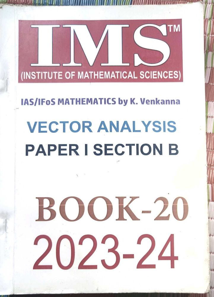 IMS Mathematics Optional Books