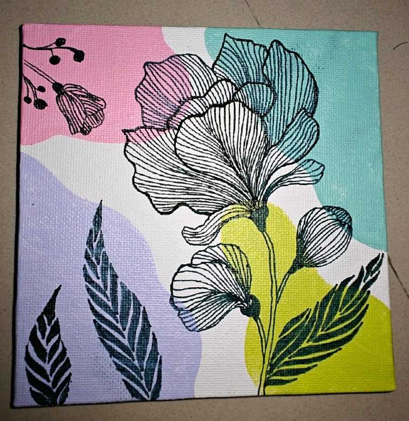 Floral Canvas Artwork