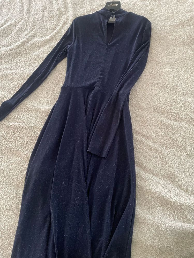 Elegant Navy Blue Dress