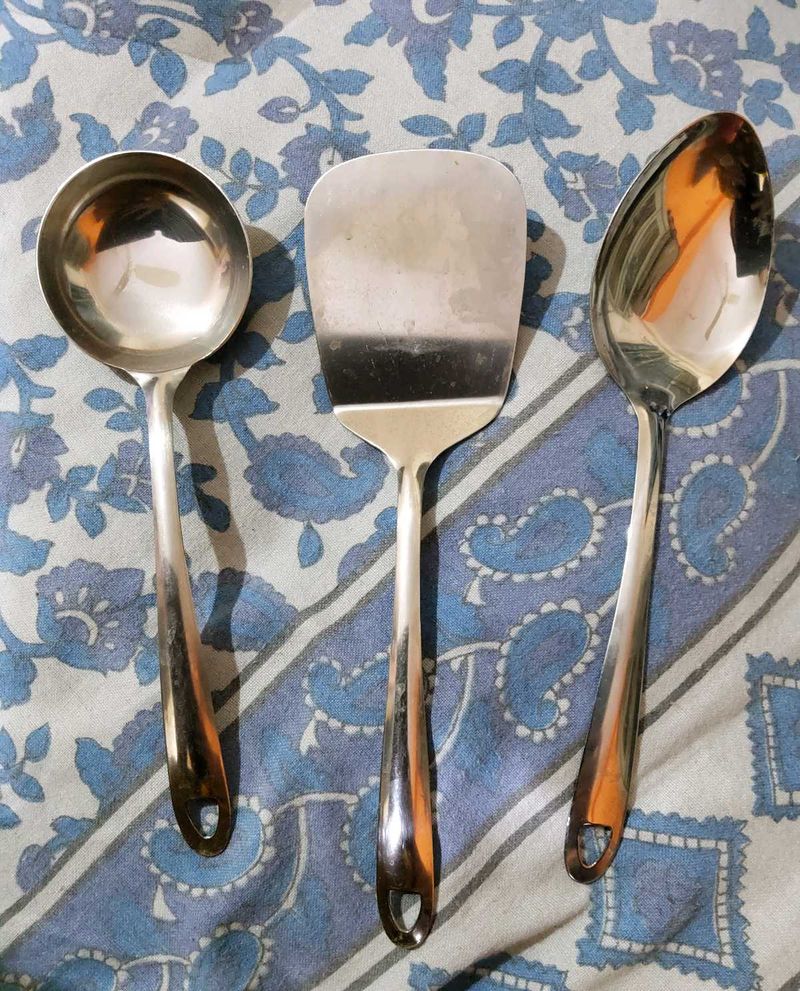 3 New Spoons (Stainless Steel)