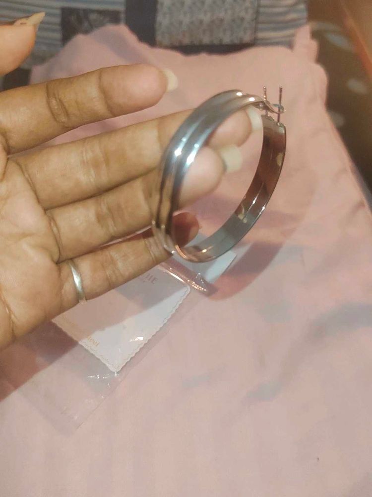 Silver Hoop Earrings