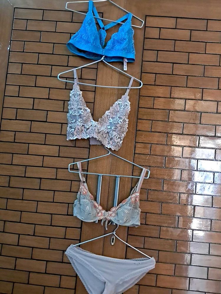 Combo Of Four  Premium Imported Fabric Bra