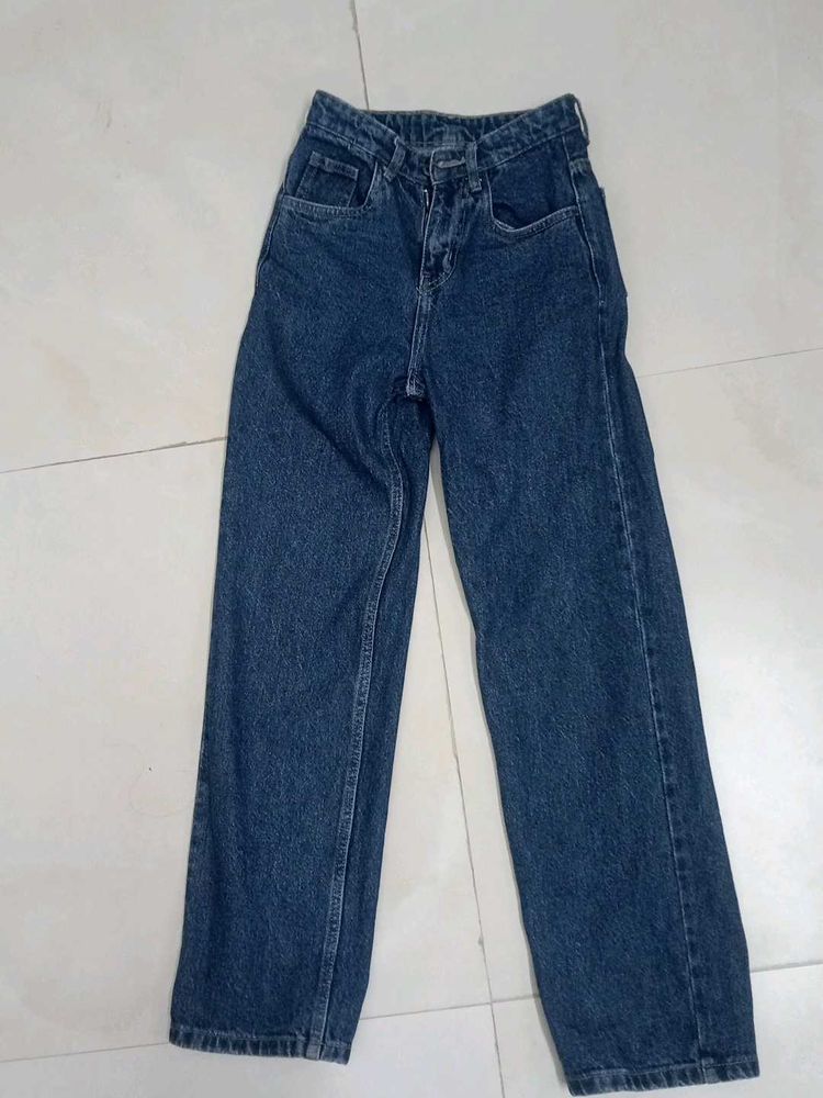 Dark Blue Denim Jeans