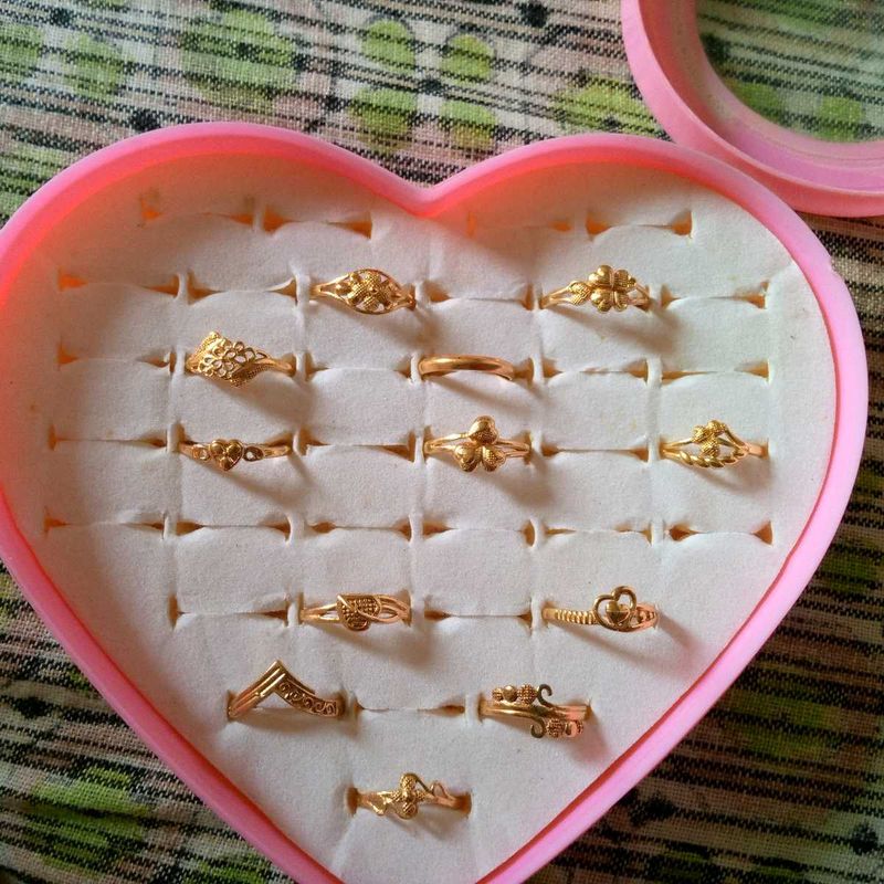 Gold Plated Ring Set