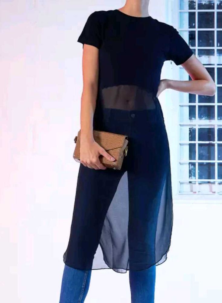 Modern net kurta for women